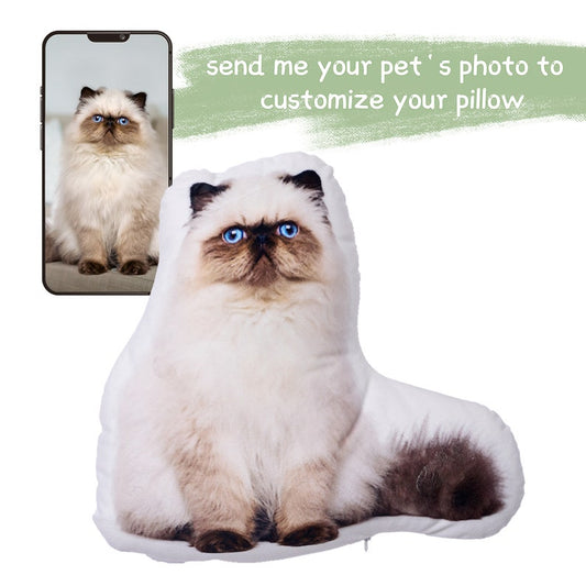 Custom Animal Decorative Pillow Pet Lover Gift HET0206H